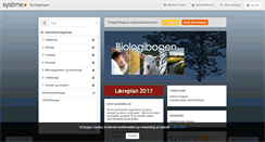 Desktop Screenshot of biologibogen.systime.dk