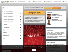 Tablet Screenshot of matb1htx.systime.dk