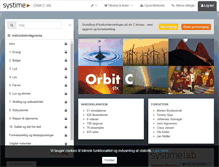Tablet Screenshot of orbitcstx.systime.dk