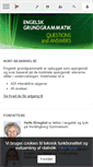 Mobile Screenshot of engelskgrundgrammatik.systime.dk