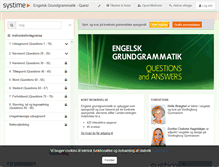 Tablet Screenshot of engelskgrundgrammatik.systime.dk