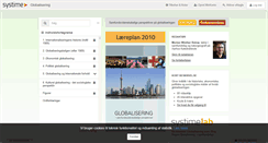Desktop Screenshot of globalisering.systime.dk