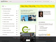 Tablet Screenshot of c-samf.systime.dk