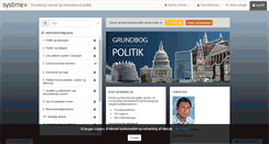 Desktop Screenshot of politik.systime.dk