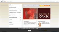 Desktop Screenshot of metoderidansk.systime.dk