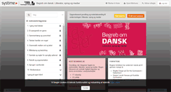 Desktop Screenshot of begrebdansk.systime.dk