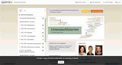 Desktop Screenshot of litthist.systime.dk