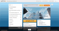 Desktop Screenshot of finansiering.systime.dk