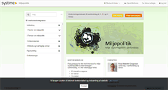 Desktop Screenshot of miljoepolitik.systime.dk